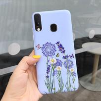 Spalvingas gėlių dėklas, skirtas Samsung Galaxy A20 A20S A20E, silikoninis galinis dangtelis, minkšti dėklai, skirti Samsung A20 S A207F A 20 E Samsung A20S black