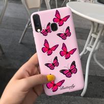 Spalvingas gėlių dėklas, skirtas Samsung Galaxy A20 A20S A20E, silikoninis galinis dangtelis, minkšti dėklai, skirti Samsung A20 S A207F A 20 E Samsung A20 black