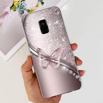 Skirta Samsung Galaxy A8 2018 dėklas SM-A530F Prabangus dažytas dangtelis Skaidrus silikoninis telefono dėklas Skirta Samsung A8 Plus A8+ A730F Minkštas dėklas Galaxy A8 Plus 2018 gray