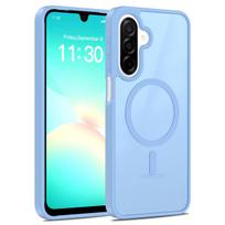 skirta Galaxy A17 5G matinio paviršiaus magnetinis dėklas, suderinamas su MagSafe, apsaugantis nuo kritimo, plonas, permatomas dangtelis, skirtas Samsung Galax A16, A26 A26&just case