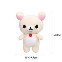 Braškinis Rilakkuma pliušinis žaislas meškinas kimštas lėlė animaciniai gyvūnai dovanos vaikams vaikams white