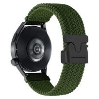 22mm 20mm Austas nailoninis dirželis, skirtas Garmin Forerunner 570 265 165 255, kvėpuojantis riešo dirželis Vivoactive 4 5 6 Venu 2 3 sq Sportiniai dirželiai 1Pcs 22mm armijos žalia spalva