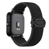 For Amazfit bip 6/5/Balance/helio/GTS/4/2e/Mini/3/GTR/4/3/Pro band Braided bracelet correa huawei gt 5 4 20mm 22mm watch straps 20mm Watch Strap juoda