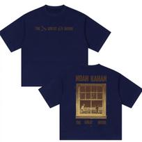 Noah Kahan The Great Divide Tour 2026 Graphic T Shirts Men's Women Harajuku Vintage Hip Hop Oversized Cotton T-shirt Streetwear S brown