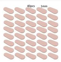 Soft 40Pcs Anti-Slip Glasses Nose Pads Eva Foam Adhesive Sweat Absorb Sponge Nose Pads Eyeglasses Stickers Eyewear Accessories gray