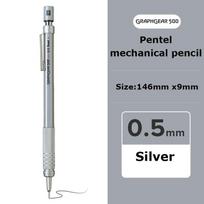 Pentel GraphGear 500 Mechaninis braižybos pieštukas, 0,3/0,5/0,7/0,9 profesionalus pieštukas, žemas svorio centras, egzaminams, meno, komiksų rašiklis