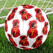 Cr7 5 dydžio futbolo kamuolys, mašininio siuvimo, lauko, universalus, puiki atminimo dovana futbolo mėgėjams