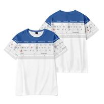 Excel Fashion Vyrų Skaičiuoklės Programinės Įrangos Dizaino Spausdinti Marškinėliai XL mėlyna