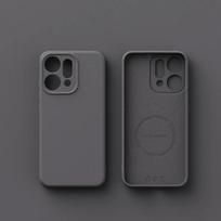 OPPO Find X9 Pro dėklai Magsafe belaidžiam įkrovimui Skysto silikono dėklas Find X9 Ultra minkštos odos lygus dangtelis Bamperis OPPO Find X9 black