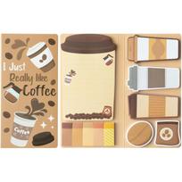 Cartoon Animal Sticky Notes Set: Irregular-Shaped, Tearable, Reusable Planner & Diary Stickers 20*10CM beige