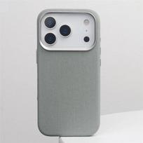 Originalus technologinis austas audinys Magsafe dėklui IPhone 17 16 Pro Max 17Pro, Active Touch kameros mygtukas, magnetinis galinis dangtelis iPhone17 Pro Max šviesiai žalios spalvos