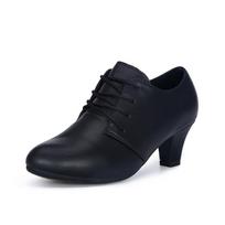 madingi Naujas atvykimas Šiuolaikinio šokio bateliai Moterims Merginoms Šokio bateliai Aukštakulniai Salės Lotynų šokio bateliai Moterims 5CM kulnas 39 black