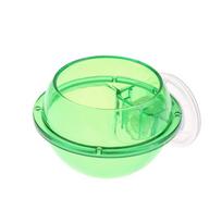 Arboreal Reptile Live Anti-Escape Sucker Feeder Bowl Insect Worm Food Container For Lizard Gecko Chameleon Reptile Pet Bowl beige