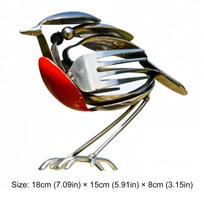 Metal Bird Sculpture for Patio Lawn Decoration Robin Bird Statue Rustic Red Chest Robin Figurine Unique Gift for Bird Lovers black