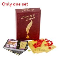 Meilės laiškas kortų žaidimas su prabangiu leidimu suaugusiųjų romantiškiems susibūrimams Romantic Deluxe brown