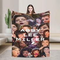 Abby Lee Miller Blanket American Dance Instructor Travel Flannel Throw Blanket For Couch Chair Sofa Bed Soft Warm Bedspread Gift Size: 75*100cm, Weight: 280 GSM