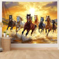 Gobelenas Aohmpt Arklys Sienos Menas Žirgas 150X200CM beige