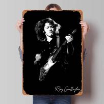Rory Gallagher Metaliniai Plakatai Rokmuzikos Plakatai Vonios Kambario Dekoracija Svetainė Vintažinis Skardos Ženklas Sienų Meno Dekoravimui Namų 30x40cm(11.8x15.7inch)