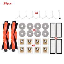 Skirta Xiaomi Robotiniam Dulkių Siurbliui X20+ X10+ X20 Plus X10 Plus Dalys Pagrindinis Šoninis Šepetėlis Hepa Filtras Šluostės Maišelis Dulkių Maišelis Priedai Pakeitimui as the picture juoda