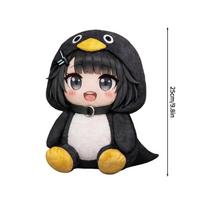 Gugaga Pingvinas Goo Goo Gaga Pingvinas Raktų pakabukas Kawaii Pingvino Dovanos Pakabukas Raktų pakabukas Anime Raktų pakabukas Raktų dangtelio Dovanos Anime Dovanos black