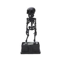Plastikinis žuvų bakelio šokantis kaukolės papuošalas 3D spausdintas dinamiškas skeletas burbuliatorius Žuvų bakelių entuziastams