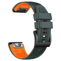22 26mm Sports Wrist Strap For Garmin Approach S70/Fenix 7X 6X 5X 7 6 5 Correa Descent Mk3i 51mm/Epix Silicone Quickfit Bracelet 26mm Fenix 7X 6X 5X gray