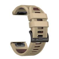 Silicone 22mm 26mm Quickfit Strap For Garmin Watch Fenix 8 51 47mm 8PRO E 7X 7 Pro 6X 6 Pro 5X 5 Plus Enduro 3 2 Strap Bracelet QuickFit 26mm beige
