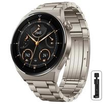 Titano metalinė apyrankė HUAWEI Watch GT 4 3 Pro 46mm/GT3 GT 2 46mm/GT2 Pro 22mm riešo dirželis Apyrankė Laikrodžio dirželis Greitai nuimamas jungtis 22mm Universal gray