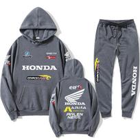 2026 Vyriški komplektai Honda Motociklo Hoodies Megztiniai Sportinė apranga Lauko Motogp Važiavimas dviračiu Unisex Visų sezonų Gerbėjų aprangos kolekcija JS1 XXXL gray