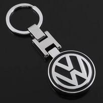 VW 3D Metalinis/Odinis Automobilio Logotipas Raktų Grandinėlė Pakabukas Automobilio Aksesuaras For !!Volkswagen VW RLine R Golf Touran ID3 Tiguan Eos Caddy FM7 gray