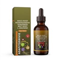 Maca šaknies skysti lašai su ašvaganda, ožragu, runkelių šaknimi ir L-argininu, skystas multivitaminas moterims ir vyrams 1pack