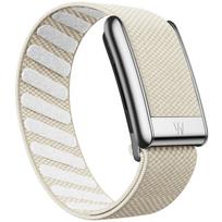 Nylon Strap For Whoop 5.0 Strap Band Breathable Sport Band Bright Silver, Sweatproof Replacement Bracelet for Whoop 5 MG W Logo For WHOOP MG beige