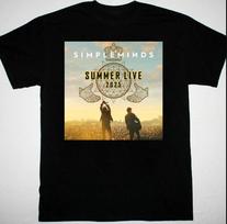 Simple Minds BAND SUMMER LIVE 2025 Tshirt size S5XL Unisex T-Shirt XXXL beige