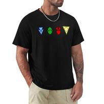 Twilight Imperium Technology Symbols Pixel Art TShirt Lightweight Basic Short Sleeve Shirt 4XL black