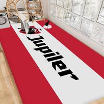 J-Jupiler Koridoriaus Kilimas Retro Daugiakomponentis Svetainės Virtuvės Kilimas Neslystantis Sveikinimo Kilimas 60cm x 90cm