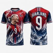 Haalando Commemorative Edition vyriški/vaikiški futbolo marškinėliai - treniruotėms, bėgimui ir visoms sporto šakoms M
