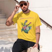 2026 New Model Retro 80s Animated Unique Tshirt Denver The Last Dinosaur Leisure T Shirt Newest Tshirt For Men Women Comfortabl L yellow