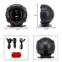 JTOVI X95 GPS skaitmeninis inklinometras automobilio HUD aukščio matuoklis visureigio automobilių nuolydžio matuoklis elektroninis kompaso indikatorius