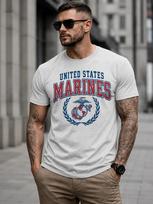 Vintažiniai JAV Jūrų pėstininkų marškinėliai, Retro USMC Erelio, Gaublio ir Inkarų marškinėliai XL white