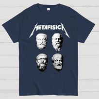 Metafisica Unisex 100% Medvilnės Vasariniai Laisvi Kasdieniai Vėsūs Marškinėliai 4XL white