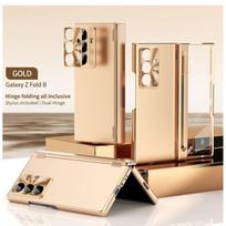 Galaxy Z Fold 8 Ultra magnetinis uždedamas dėklas su vietos rašikliui, pilnos apsaugos smūgiams atsparus apsauginis dėklas Samsung Galaxy Z Fold 6 beige