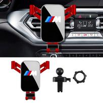 Car Phone Holder Car Clip Mount GPS Display Bracket For BMW M Emblem E46 E36 E34 F10 E90 F30 E60 F30 E53 E30 E92 E87 raudona