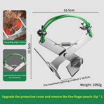 Multipurpose Tree Root Puller Easy Operation Labor Saving Sapling Pulling Tool for Home Garden Forestry Land Clearing A21 gray