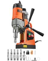 VEVOR magnetinis gręžtuvas, 1450 W variklis 1,6 colio gręžimo skersmuo, 2810 lbf nešiojamas elektrinis magnetinis gręžimo stendas, su 11 skylamuogių, 850 aps./min greitis