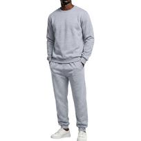 Unisex laisvalaikio sportinis kostiumas vyrams ir moterims, laisvo kirpimo kaklaraištis ir kelnės, 2 dalių komplektas XL gray