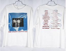 1992 Dire Straits ‘On Every Street’ turo marškinėliai, Dire Straits Europos 90-ųjų marškinėliai M gray