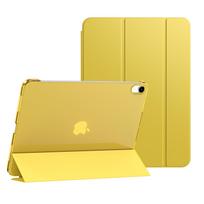 For iPad Air 11-Inch M3/M2 /,iPad Air 4/5 (/ 5th/4th Generation 10.9-Inch) Case,Slim Stand Hard Back Shell Cover For iPad Air 11 M3 geltona