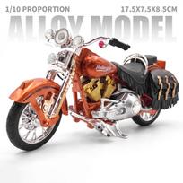 1/12 Heritage Softail Classic Lieto Aliuminio Motociklo Modelis Transporto Priemonės Kolekcija Garsas ir Šviesa Visureigis Autociklas Automobilio Modelis