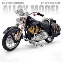 1/12 Heritage Softail Classic Lieto Aliuminio Motociklo Modelis Transporto Priemonės Kolekcija Garsas ir Šviesa Visureigis Autociklas Automobilio Modelis