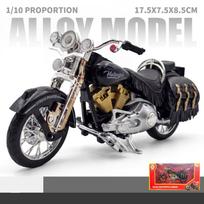 1/12 Heritage Softail Classic Lieto Aliuminio Motociklo Modelis Transporto Priemonės Kolekcija Garsas ir Šviesa Visureigis Autociklas Automobilio Modelis